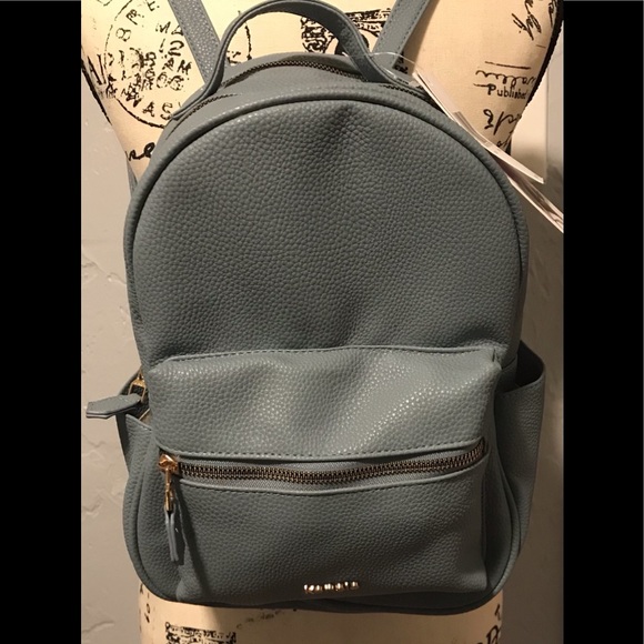 🌟Host Pick🌟Kensie Steel Blue Backpack w/Gold tone hardware. - Picture 2 of 9